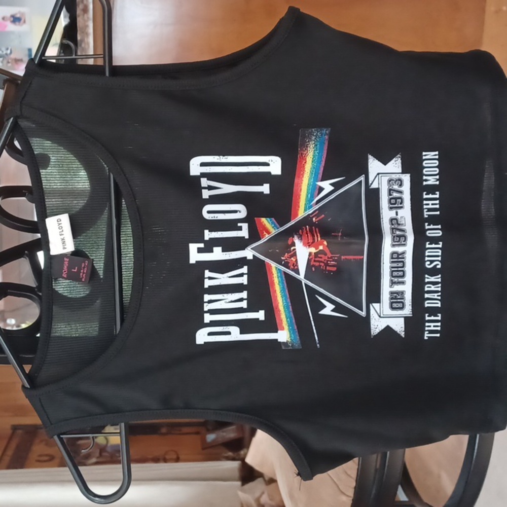 GirlsPink floyd half Top